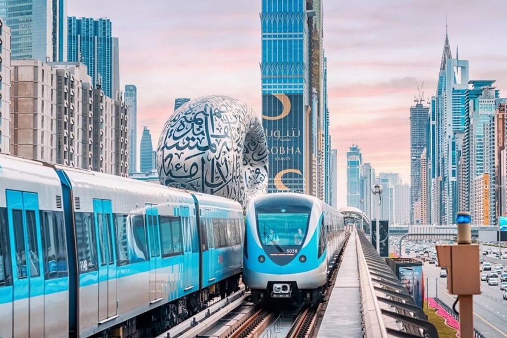 UAE test passenger train