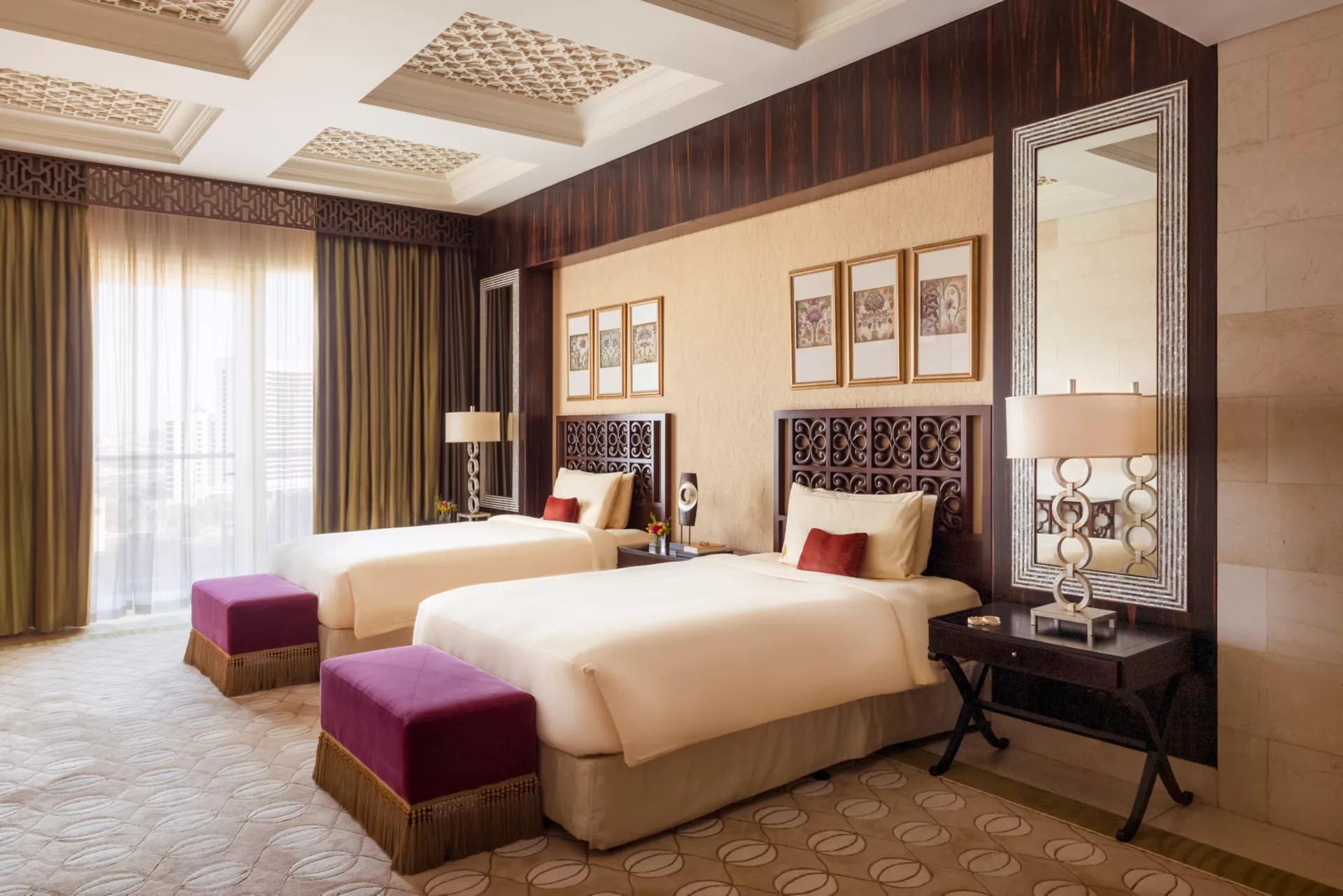 Rooms in Raffles Dubai